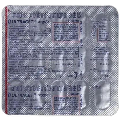 ultracet tablet 15's